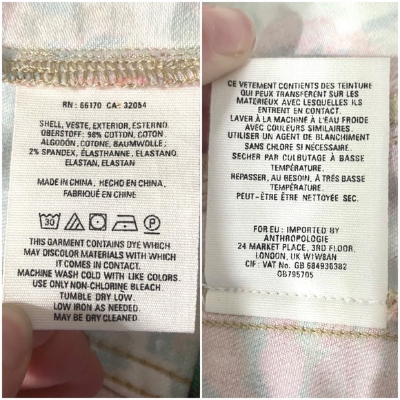 NEW Anthropologie Pilcro Floral Printed Moto Jacket Small - Picture 11 of 16